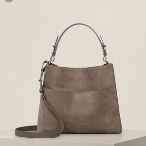 Allsaints : EastWest Cooper Suede tote
